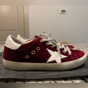 SUPERSTAR VELVET W/ ROSE GOLD SNEAKERS